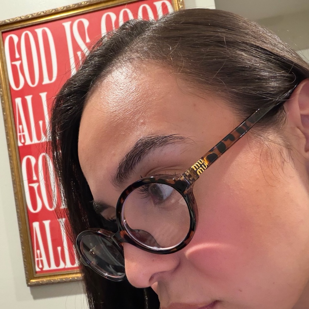 Source Unknown Tortoiseshell Oval Glasses - image 5